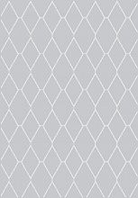 Овальный ковер Ambiance 81228 Silver-White